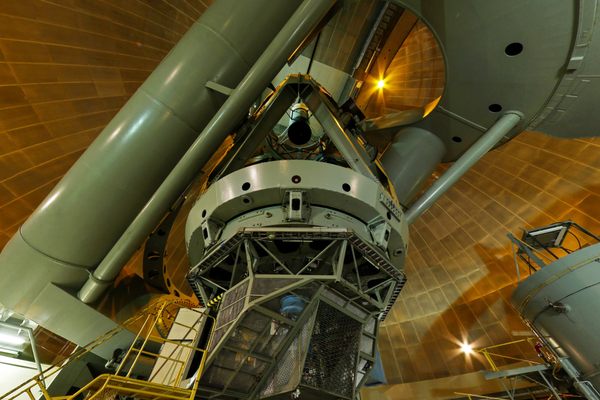 Hale Telescope from the observing floor