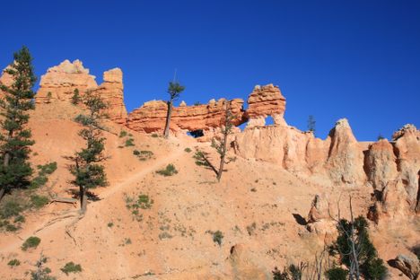 Hoodoos above Tropic Falls.