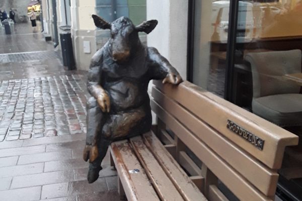 Tallinn Black Angus Sculpture 