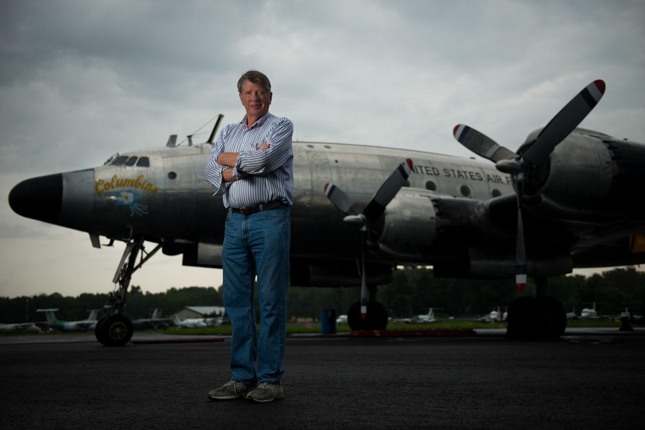 Karl Stoltzfus decided to track down Eisenhower’s original Air Force One after happening upon a local news story about the neglected aircraft on a layover at Tucson International Airport.