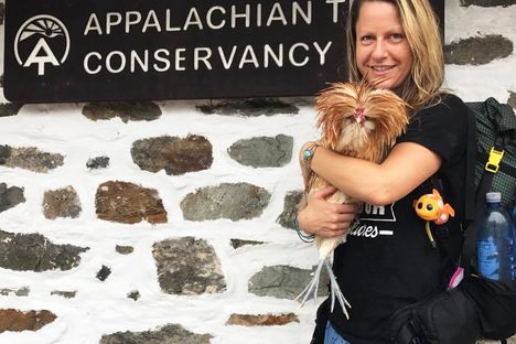 Heather Bolint and Mason.