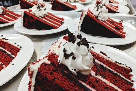 Red velvet cake adds to the repertoire of red desserts made for Juneteenth festivities.  