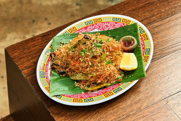 Filipino pancit, or stir-fried noodles, are a favorite.
