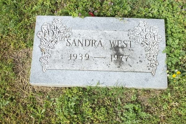 Sandra West's unassuming tombstone hides a wild ride below the surface