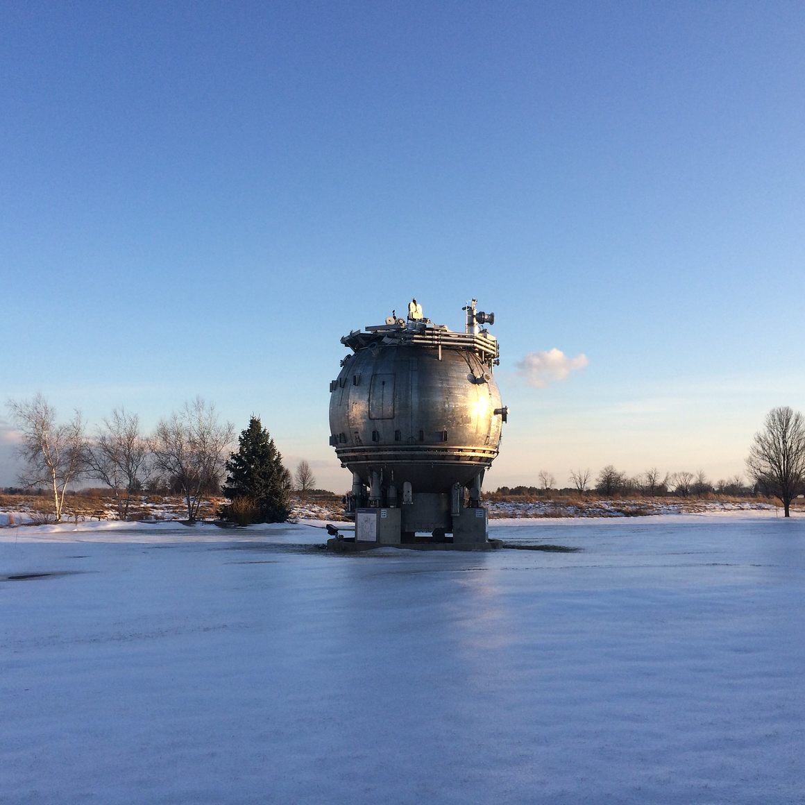 Fermilab’s bubble chamber, a device used to detect and study subatomic particles, looks like it’s straight out of science fiction.