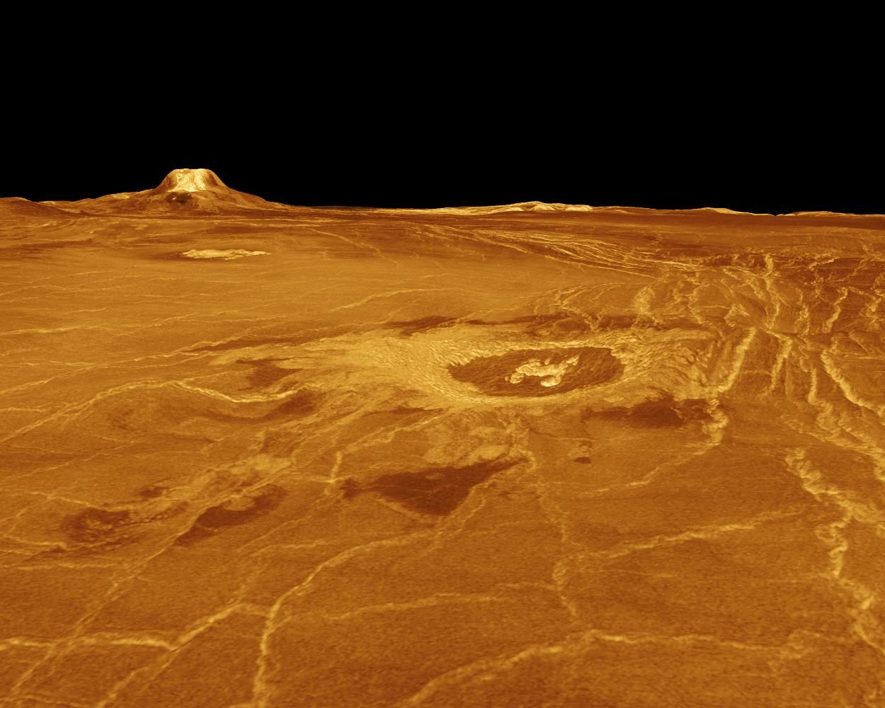 The surface of Venus—or of a polywater-addled Earth, according to some experts.