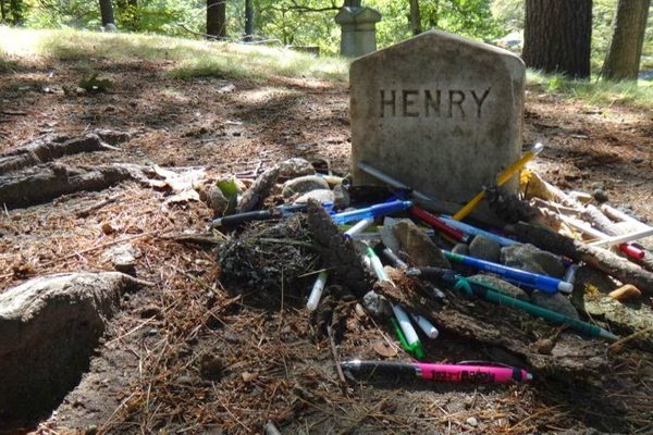 Headstone of Henry David Thoreau