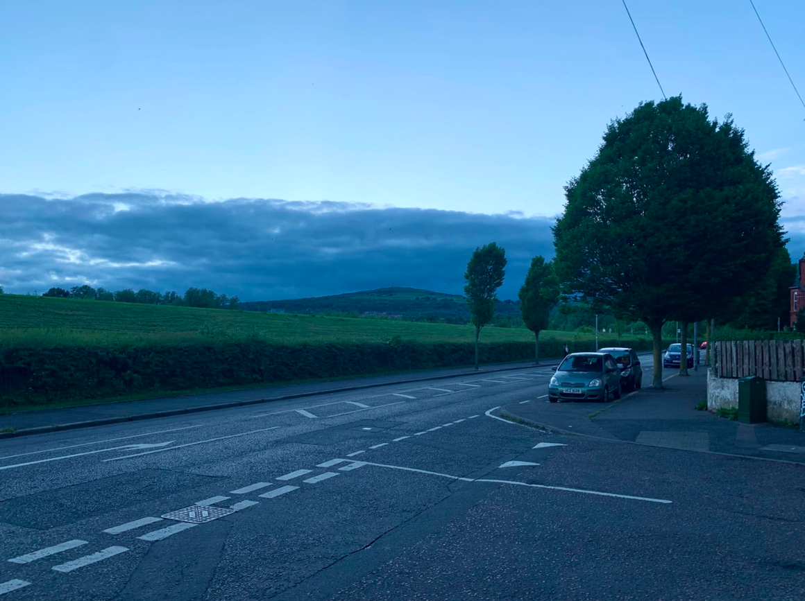 The view near my accommodation