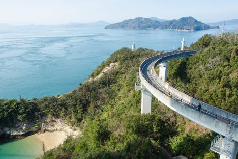Shimanami Kaido cycling.