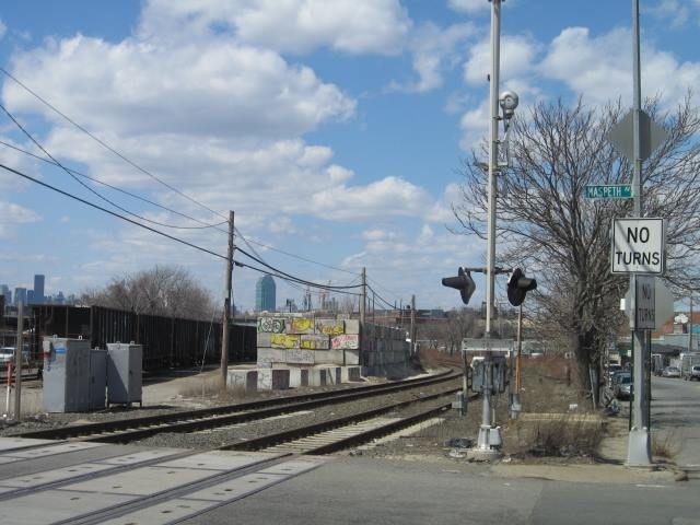 What remains of Haberman station (aptly, on Rust Street.)