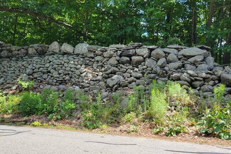 View of the Spite Wall from across the street.