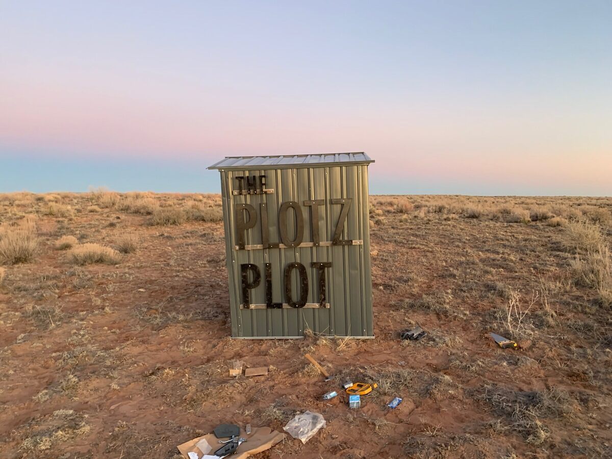 The original Plotz Plot, which was destroyed in a windstorm.