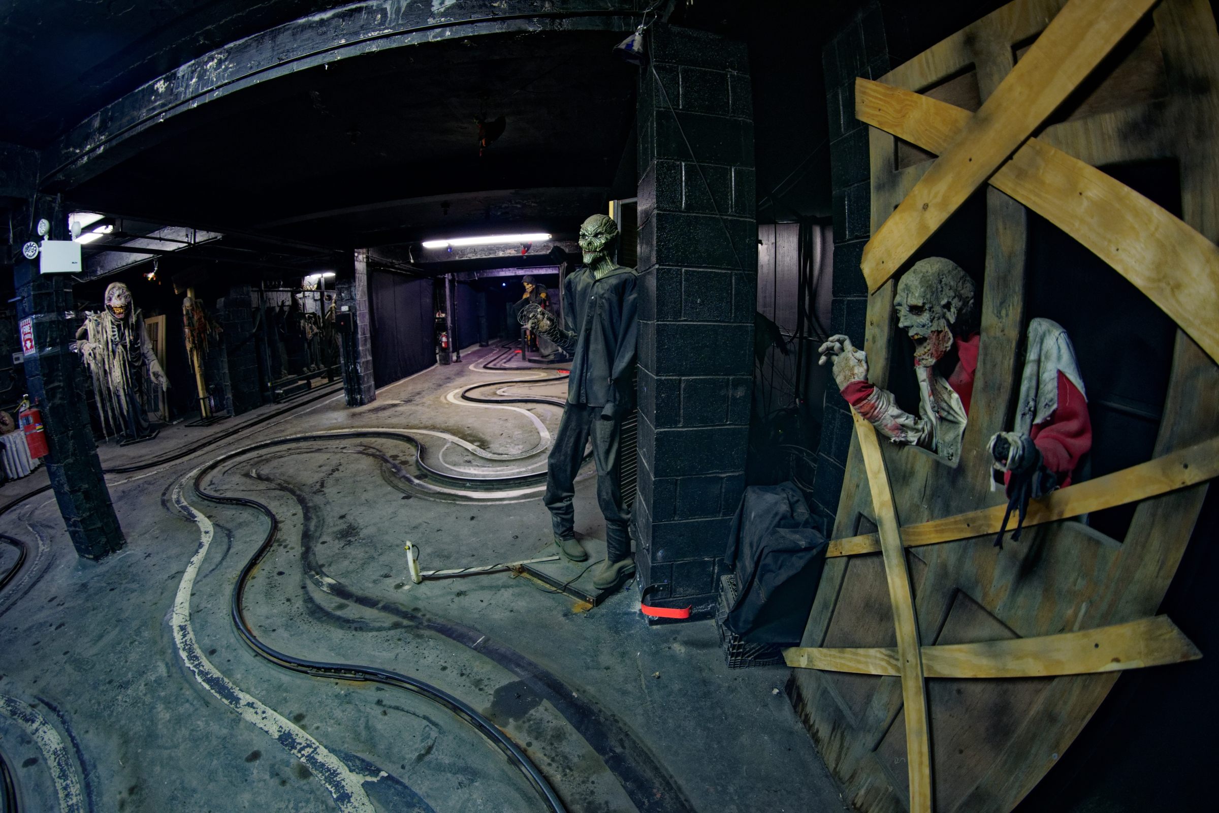 With a quarter-mile track, Spook-a-Rama once billed itself as the longest ride on Coney Island—but its 10-minute runtime has since been shortened.