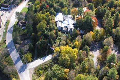 The village of  Kinmount, Ontario contains about 300 people.