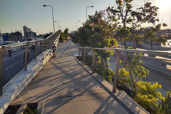 This once-abandoned space has been given new life as a public park.