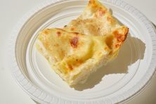 Cacio e pepe lasagna combines two classics.