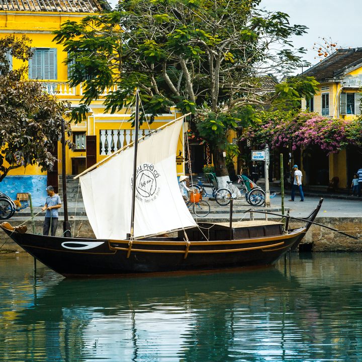 A boat in Hoi An.