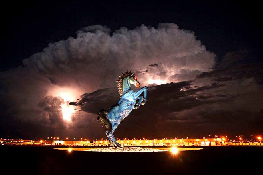 Denver Airport mustang