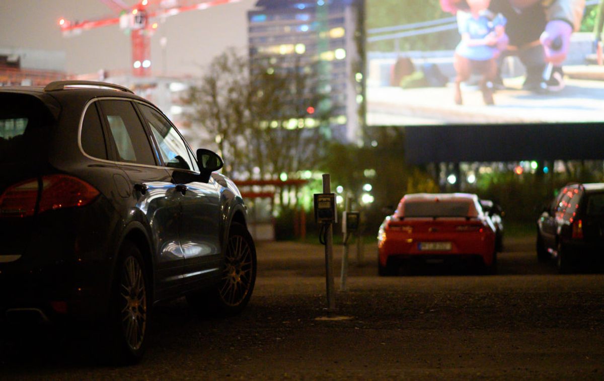 All over the world, drive-ins have been social distancing. This theater in Kornwestheim, Germany, was busy on March 20.
