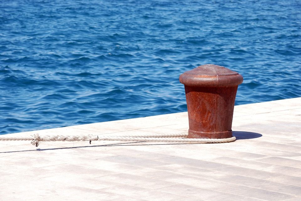 A classic sort of bollard.