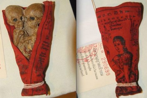  A reproduction Kuman Thong sold as a souvenir at the Buddhist temple at Ayutthaya, Thailand