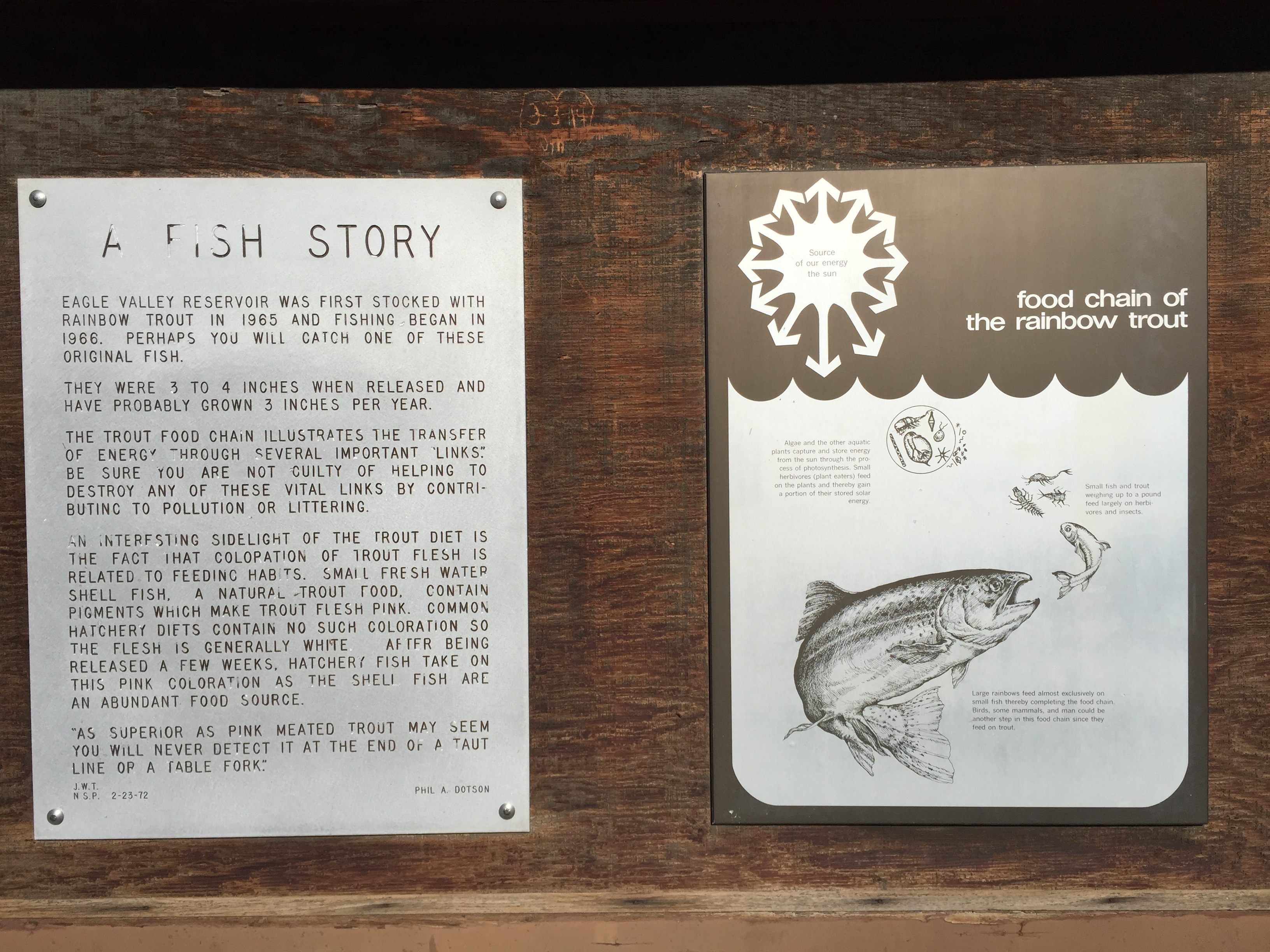 A history of fishing at Spring Valley state park.
