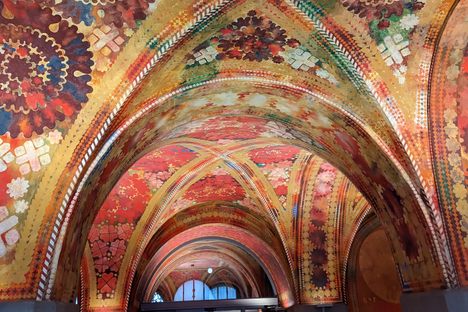 Beauty in the Zurich police lobby