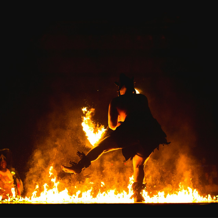 Togo fire dance.