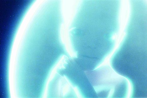 The Star Child as it appeared in the film.