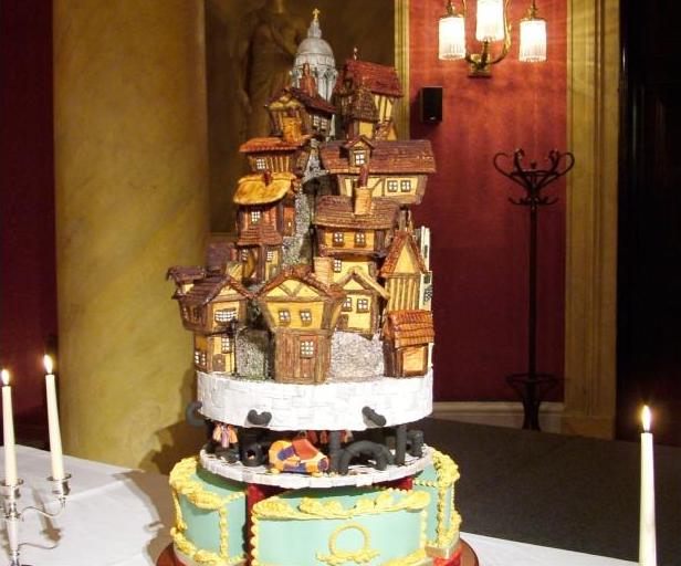 A Baddeley cake, themed around a performance of <em>Oliver!</em>