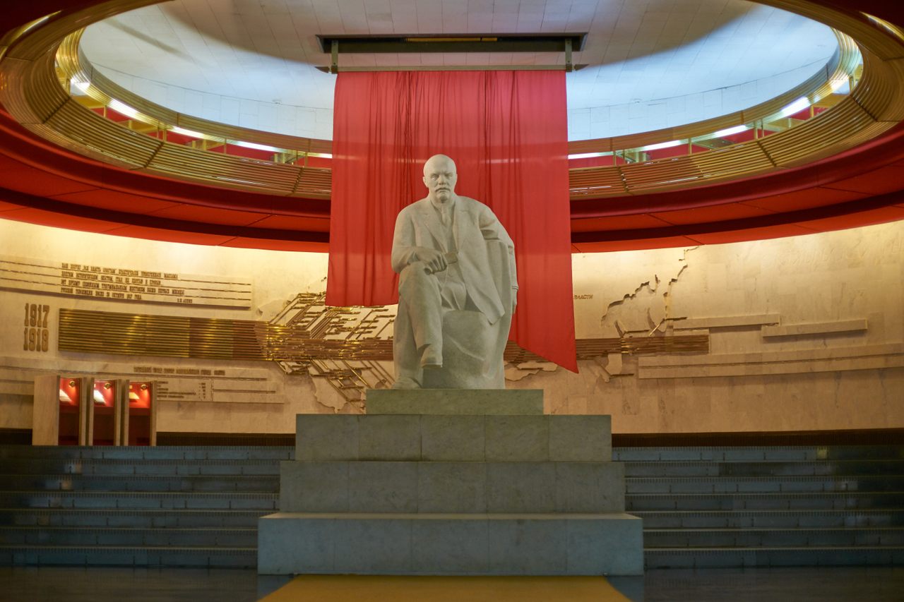 The Lenin Museum opened in 1987, just a few years before the Soviet Union collapsed.