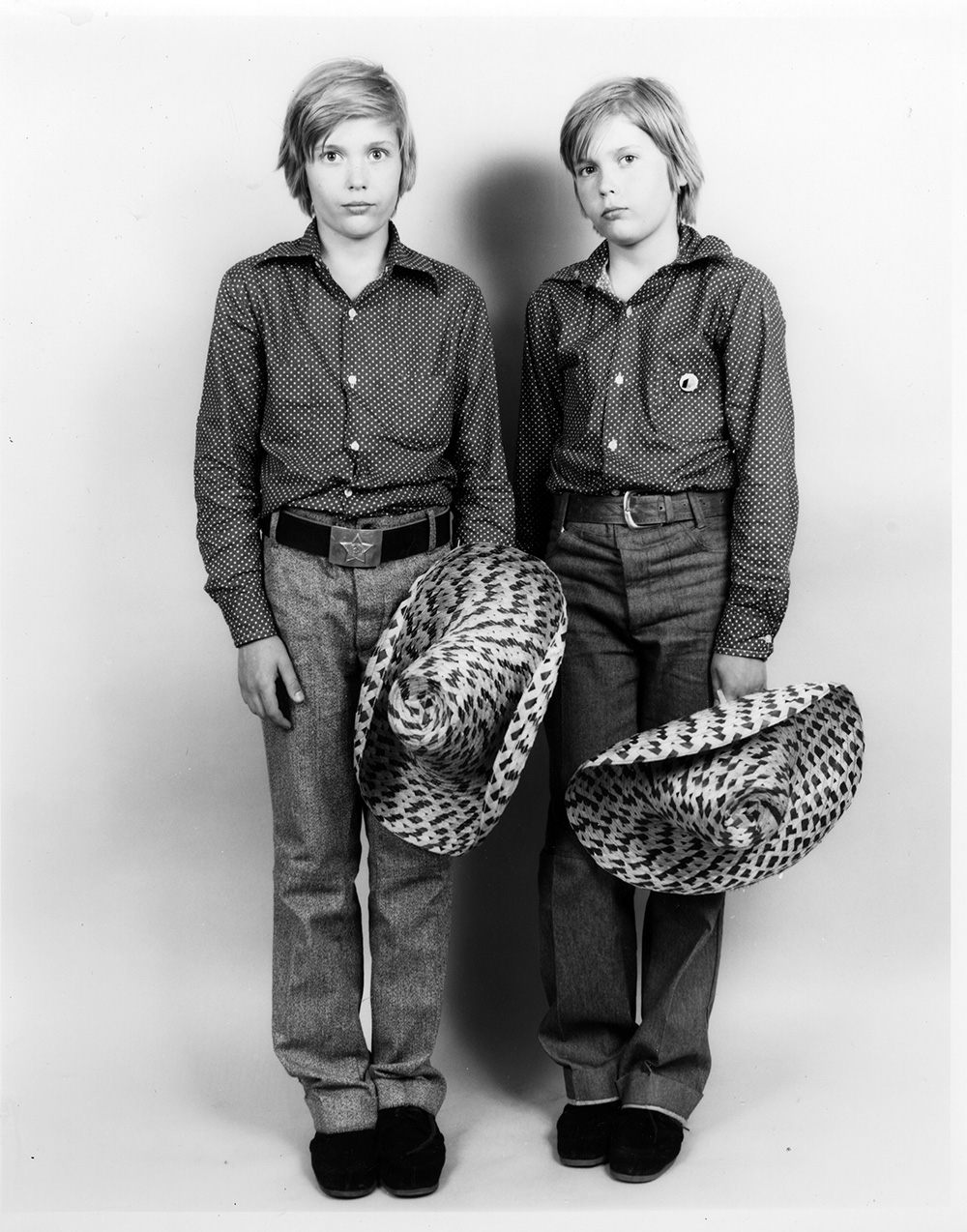 <em>Twins with Cowboy Hats</em>.