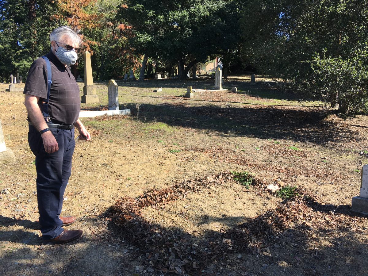 Unlike its stately neighbors, Clara Loeper's grave is currently without a permanent marker. But that could soon change.