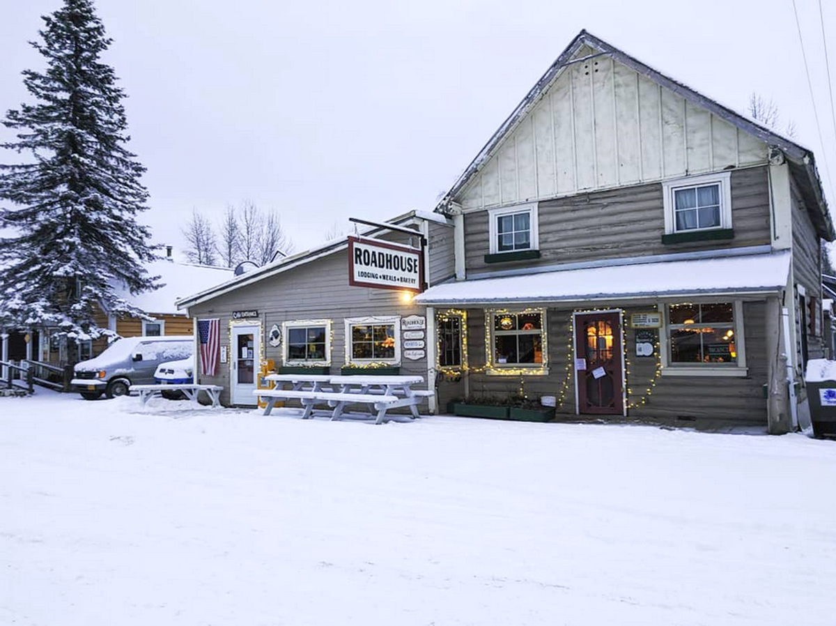 Once a year, the staff of the roadhouse feed the entire town.