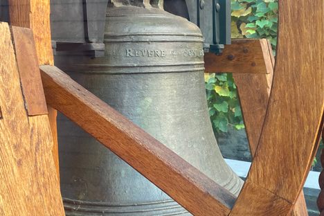 “Revere and Sons” visible at the top of the bell 