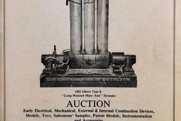 The front of an auction catalog for a June, 1994 auction that I attended.
