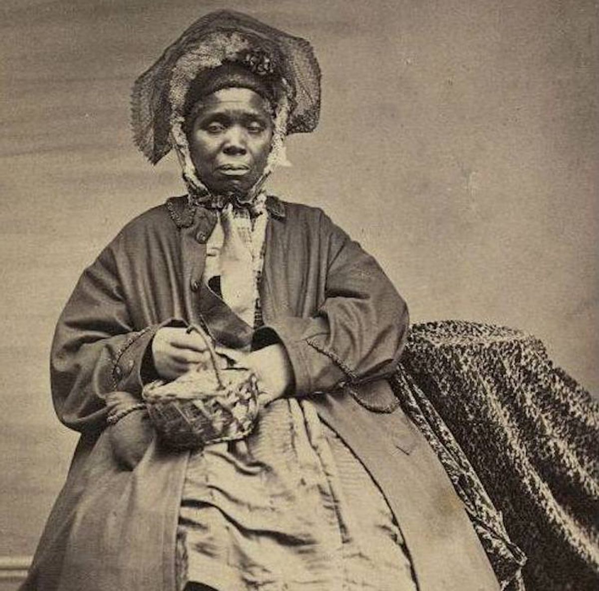 The emancipated woman Charlotte Scott raised funds for the Emancipation Memorial in Washington, D.C.