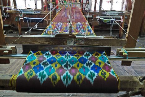 Yodgorlik Silk Factory.