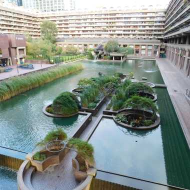 Ponds at Barbican Estate.