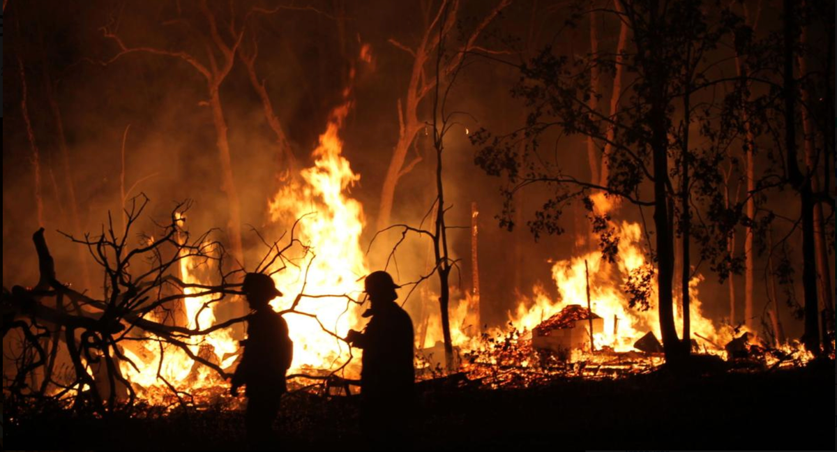 The fire that claimed the singular construction.