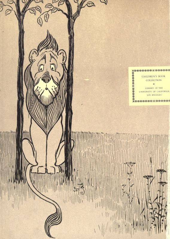 The endpaper of a 1900 edition of <em>The Wonderful Wizard of Oz</em>.