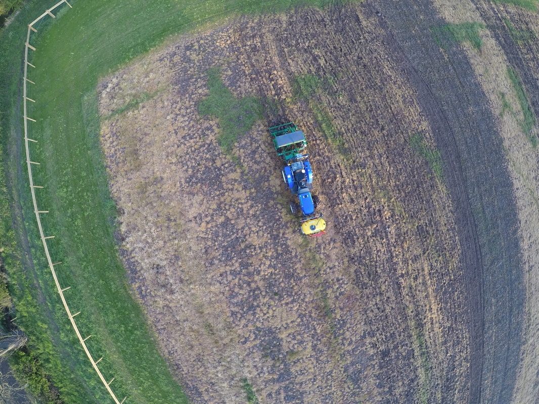 Drone, meet automated tractor. 