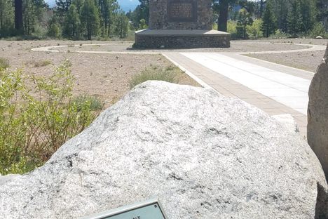 Pioneer Monument at Donner Memorial State Park.