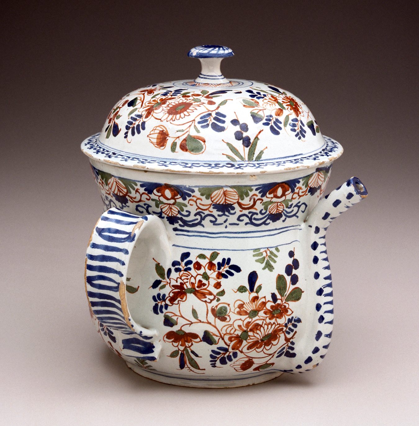 Medieval and early-modern Europeans used posset pots, like this English example from the 1700s, to serve alcoholic brews for medicine and pleasure.