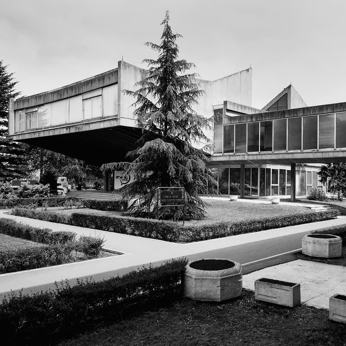 Municipality New Belgrade, architects Stojan Maksimović and Branislav Jovin, 1961.