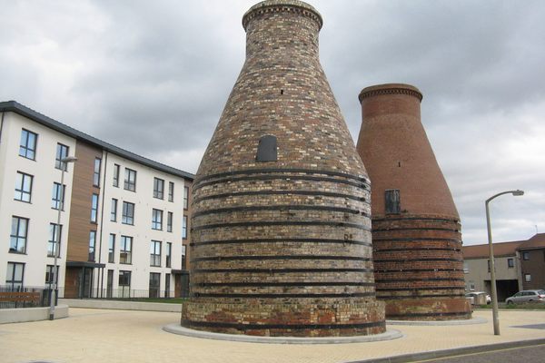 The restored kilns in 2013.