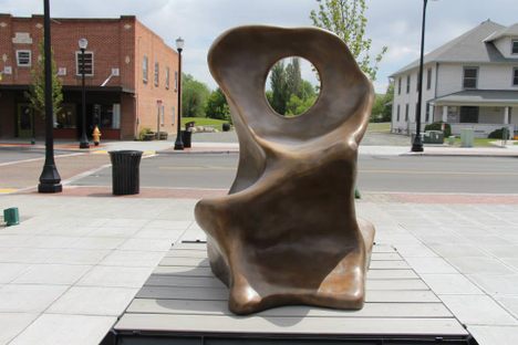Baker City’s salt lick statue.