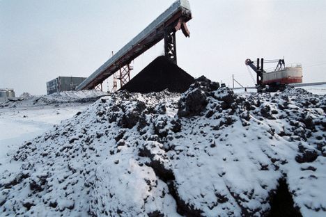 Coal depot in the Kemerovo Oblast.