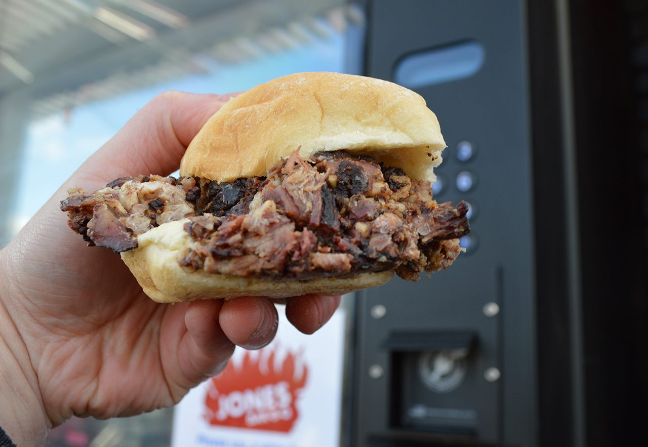 The signature dish tastes like meat candy in a bun.
