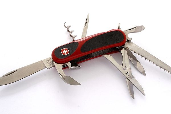 Swiss Army Knife made by Wenger S.A. (model "EvoGrip S17